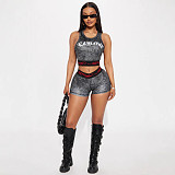 2025 Sport Vest Shorts Summer Two Pieces Outfits RS-XX293
