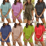 Fashion Striped New Round Neck Women's Suit RS-120