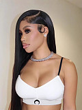 Sexy Straps Plus-up Crop Top And Tight Pants Women 2 Pieces Suits FC-1353