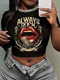 Summer Sweet Spicy Printed Short T-shirt WD-113472B