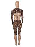 Super Sexy Strapless Crop Bra Long-sleeved Shawl Bodycon Shorts Women 3 Pieces Sets SHD-9737