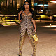 Super Sexy Straps Leopard Print Women Sleeveless Tight Long Jumpsuit SHD-9774