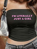 Sleeveless Amazon Strapless Wrap Chest Top WD-W112099