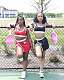 Women's Sleeveless Sports Bra Vest With Slit Shorts Two Pieces Set XS-K25L638