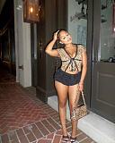 Fashion Leopard Print Lace V-neck Patchwork Sexy See-through Short-sleeved Tops XS-K25L895