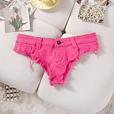 Women Low-waist Sexy Plus Size Denim Hotpants GZHY-645