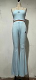 Strapless Wrap Chest High-waist Casual Trousers Outfits RS-B8198