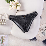 Sexy Elastic Low Waist Women Denim Hotpant GZHY-9029