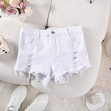 Super Sexy Broken Holes Girls High-waist Denim Hotpants GZHY-672