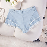 Casual High-waisted Cake-style Women's Denim Shorts GZHY-4013