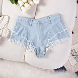Casual High-waisted Cake-style Women's Denim Shorts GZHY-4013