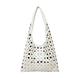 Spring Rivet Large Capacity Bucket Bag Single Shoulder Armpit Bag RS-3675CC