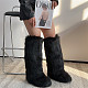 High Boots Knee-high Snow Boots Warm Fox Fur Shoes RS-Y2K2025