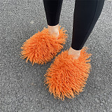 Beach Woolen Flat Home Woolen Mongolian Fur Slippers RS-S428