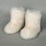 Women's Winter Warm Thick Anti-slip Fur Boots Snow RS-332