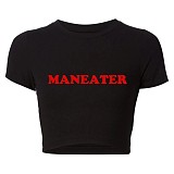 Street Letter Prints Short T-shirt Top RS-0202
