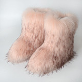 Women's Winter Warm Thick Anti-slip Fur Boots Snow RS-332