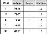 Blue Ruffled High Waist Women Denim Hotpants GZHY-9039