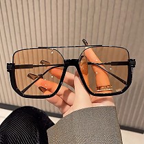 Double Beam Large Frame Retro Sun Glasses UV-blocking RS-2089