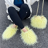 Woolen Home Slippers + One Shoulder Handbag Set RS-51345