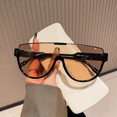 Large Framed Lens Sunglasses Women Big Faces Look Slimmer For Men RS-6455
