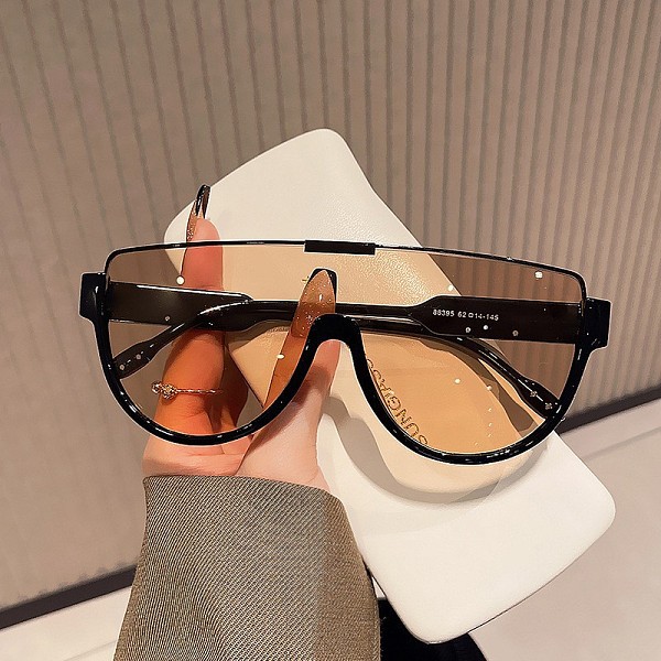 Large Framed Lens Sunglasses Women Big Faces Look Slimmer For Men RS-6455