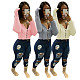 V Neck Single-breasted High Stretch Knit Sweater CN-0203