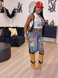 2025 Street Sleeveless T-shirt Vest For Women XS-K25L966