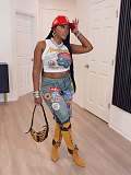 2025 Street Sleeveless T-shirt Vest For Women XS-K25L966