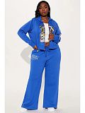 2025 Zipper Short Hoodied Print Women's clothing Set QYU-08201