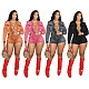2025 New Women Long Sleeves Strech Denim Romper MEM-88622