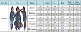 Knee Ripped Elastic Casual Slim Denim Set CM-9528
