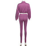 Sexy Drawstring Waist-cinching Crop Top High-waisted Tight Trousers Set SXE-K24S51552