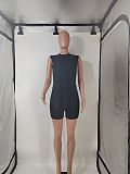 Knit Sleeveless Split Top Two-piece Sweater Set For Spring Summer MJL-MS003