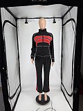 Long-sleeved Sportswear Sets Autumn Winter Slim Drawstring Pants Set XRB-10158