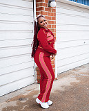 Long-sleeved Sportswear Sets Autumn Winter Slim Drawstring Pants Set XRB-10158