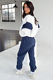 Casual Women Long Pants Heart Print Loose Hoodies Set SSN-211404