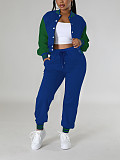 New Fashion Baseball Jacket Set Single-breasted Buttons FE-6048