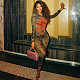 Wholesale Digital Printed Long-sleeved Tight Jumpsuit Women ZJQD-75938