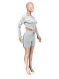 Casual Tight-fitting Pocket Workwear Shorts Set WSM-5393