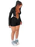 Casual Tight-fitting Pocket Workwear Shorts Set WSM-5393