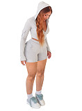 Casual Tight-fitting Pocket Workwear Shorts Set WSM-5393