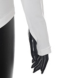 Sports Style Slim Fit Stand Collar Zipper Casual Shorts and Socks Three-piece Set  DZHT-292