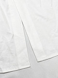 Fashionable Waist-hugging Wide-slit Shirt Dress PMR-782