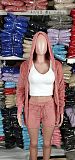 Winter Plush Homewear Casual 3-piece Set Pajamas Long sleeves Shorts Sportswear For Women XINH-303