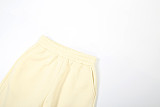 New Solid Color Button Cardigan Jacket High Waist Loose Trousers Lazy Style Suit SXE-78942