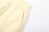 New Solid Color Button Cardigan Jacket High Waist Loose Trousers Lazy Style Suit SXE-78942