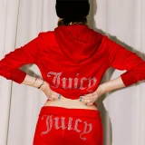 Sporty 2 Pieces Sets Women Velvet Hoodies And Long Pants RS-9795