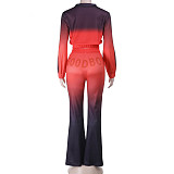 Personalized Trendy Printed Street Style Sweatshirt and Sweatpants Set FLY-25337