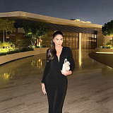 Sexy Deep V Long-sleeved Slim-fitting Flared Jumpsuit SXE-79218